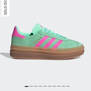 Adidas Gazelle Bold women’s shoes in size 8.5 / us 7uk